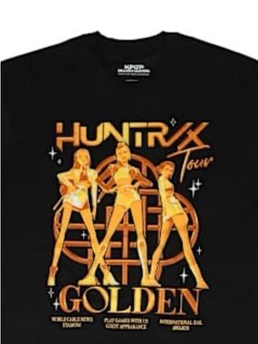 K-Pop Demon Hunters HUNTR/X "Golden Tour" Graphic Tee